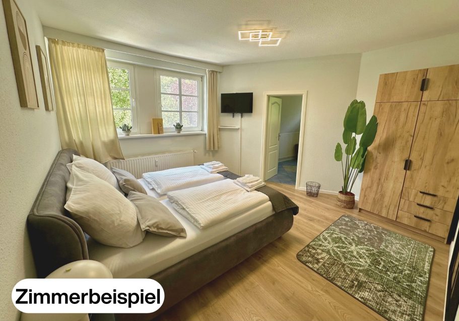 15 m², helles und freundliches Zimmer mit Duschbad